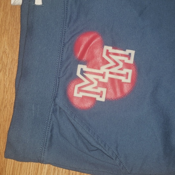 EUC washed 1 time..like new!! Disney Mickey capri sweat pants sz XL - Picture 4 of 5